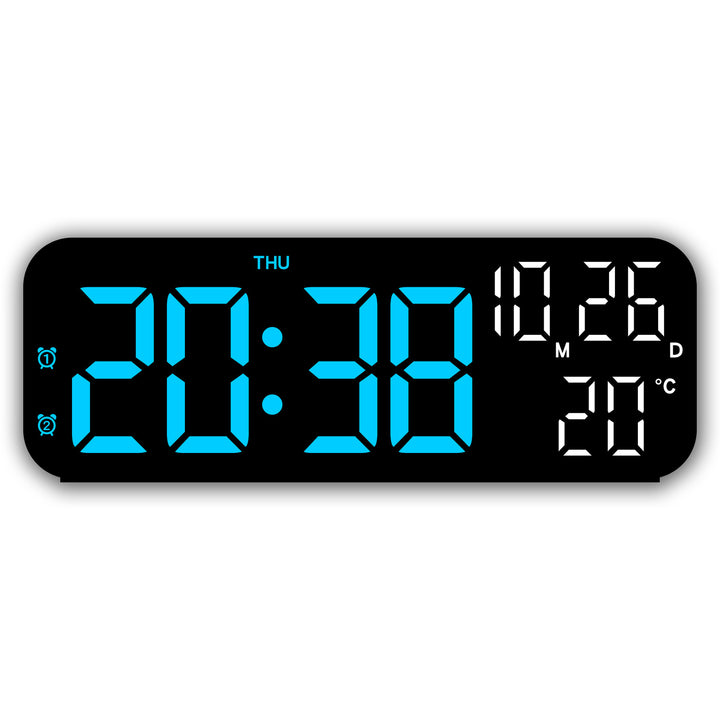 Digitaler Wecker mit Großem Led-Display und Wetterfunktion Karnz