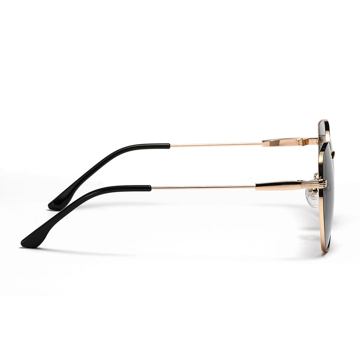 Damen auffällige geometrische Sonnenschutzbrille mit UV-Schutz Karnz