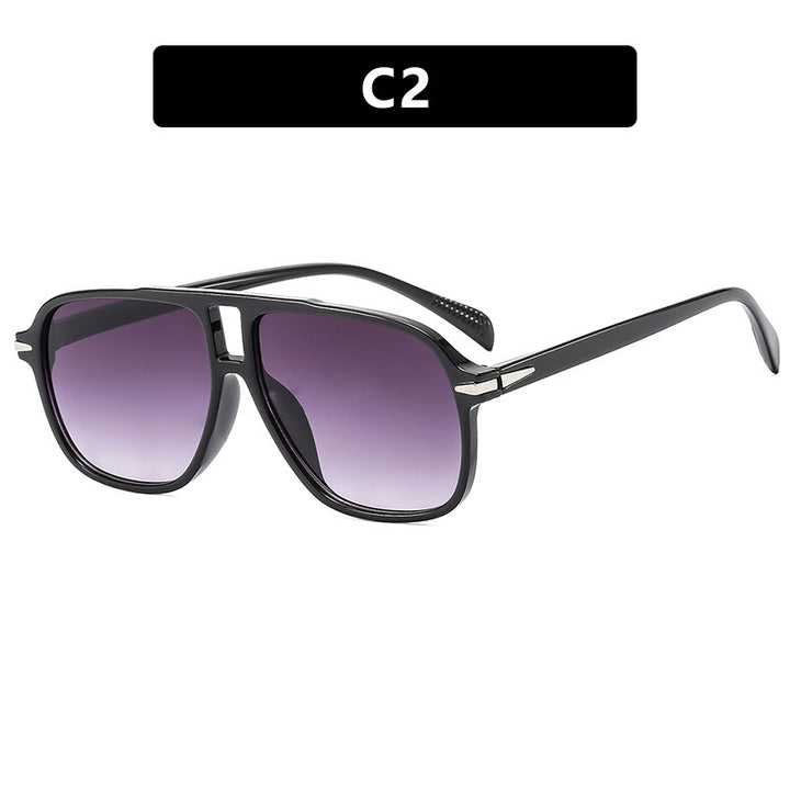 Damen modische, quadratische Sonnenbrille mit stylischem Rahmen Karnz