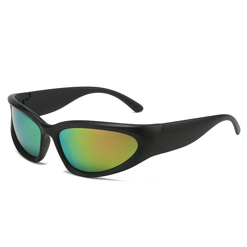 Damen sportliche Sonnenbrille mit ergonomischem Design und polarisierenden Gläsern Karnz