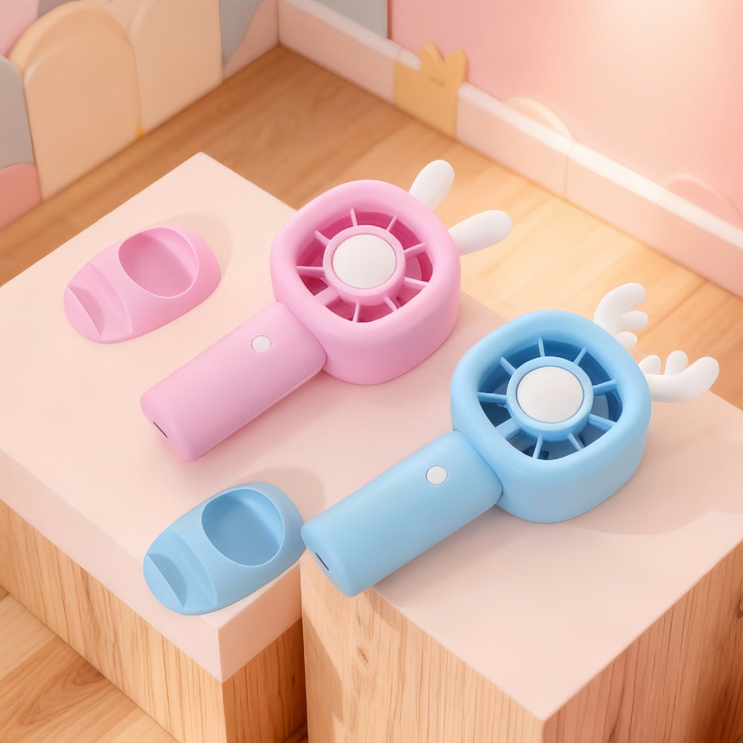 Unisex Tragbarer Handventilator mit verspieltem Design Karnz