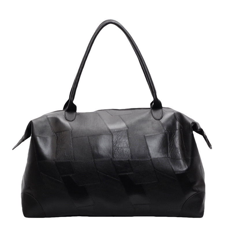 Luxuriöse Leder Reise Duffle Tasche
