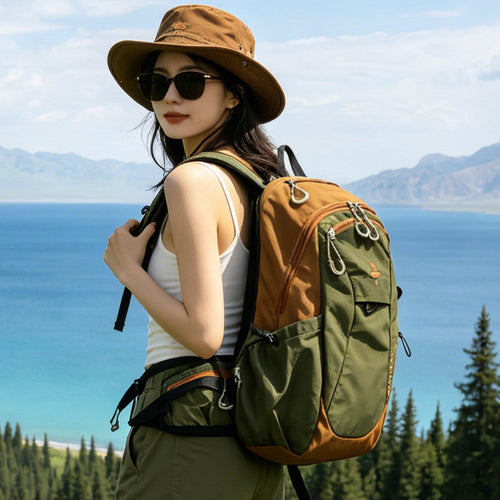 Vielseitiger Rucksack für Wanderungen mit mehreren Fächern Karnz