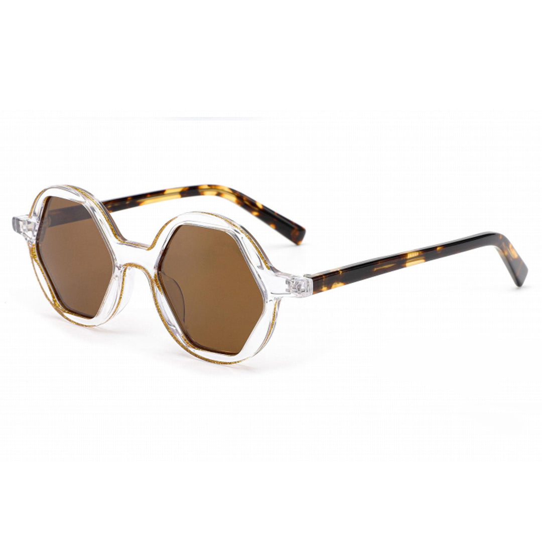 Damen Sonnenbrille im einzigartigen oktogonalen Design Karnz