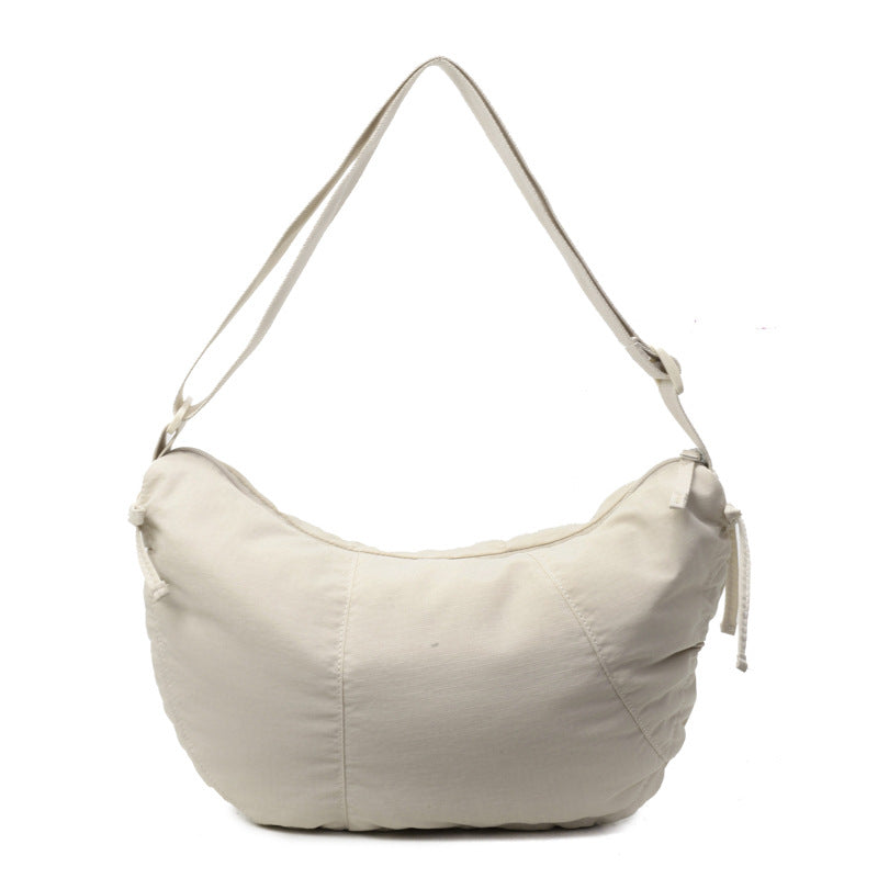 Lässige weiche Stoff Hobo Tasche Karnz