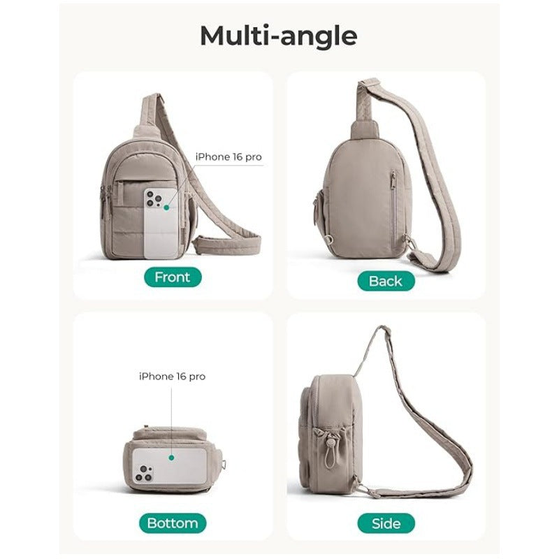 Modulare Crossbody-Tasche mit Praktischen Fächern Karnz