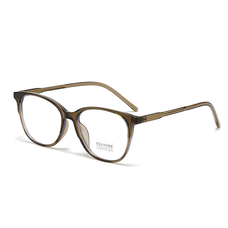 Damen modische und komfortable Brille mit klarem Rahmen Karnz