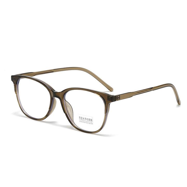 Damen modische und komfortable Brille mit klarem Rahmen Karnz