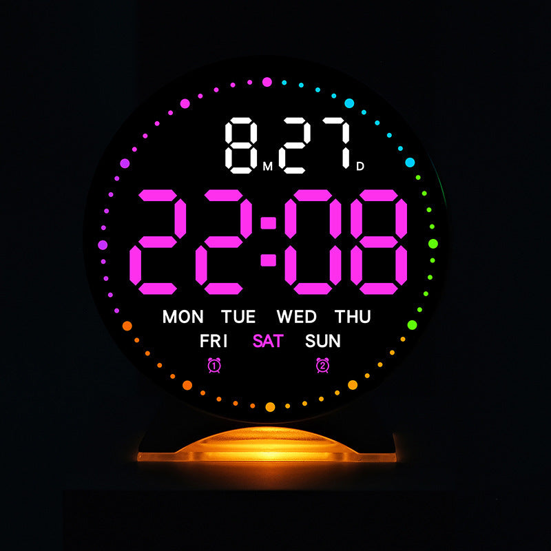Digitaler Wecker mit Großer Led-Anzeige und Multifunktionalem Display Karnz