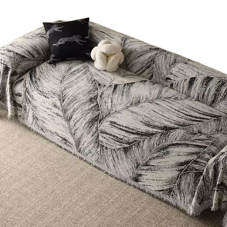 Künstlerisches Blättermuster Wurfdecke