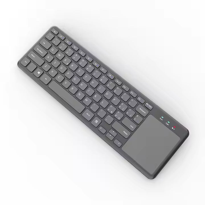 Ultra-Schlanke Kabellose Tastatur mit Touchpad Karnz