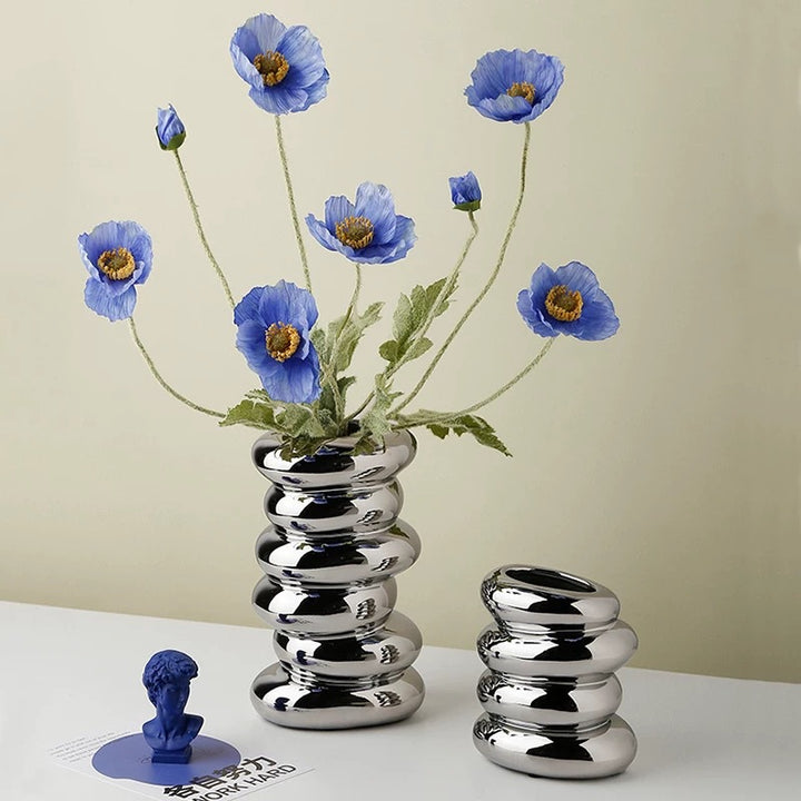 Künstlerische Spiral Keramikvase