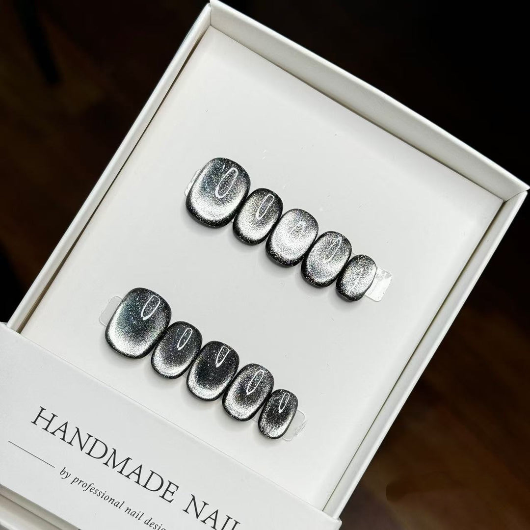 Handgemachtes Glitzerndes Press-On Nagelset