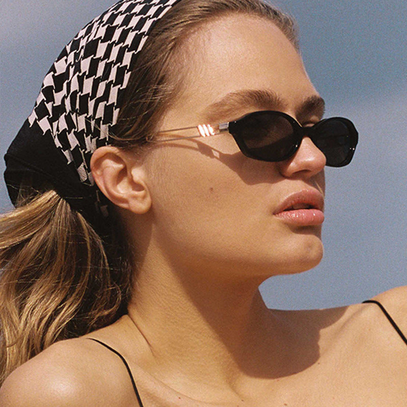 Damen modische Sonnenbrille im eleganten Schildkrötenmuster Karnz