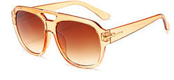Oversized quadratische Rahmen Sonnenbrille Karnz