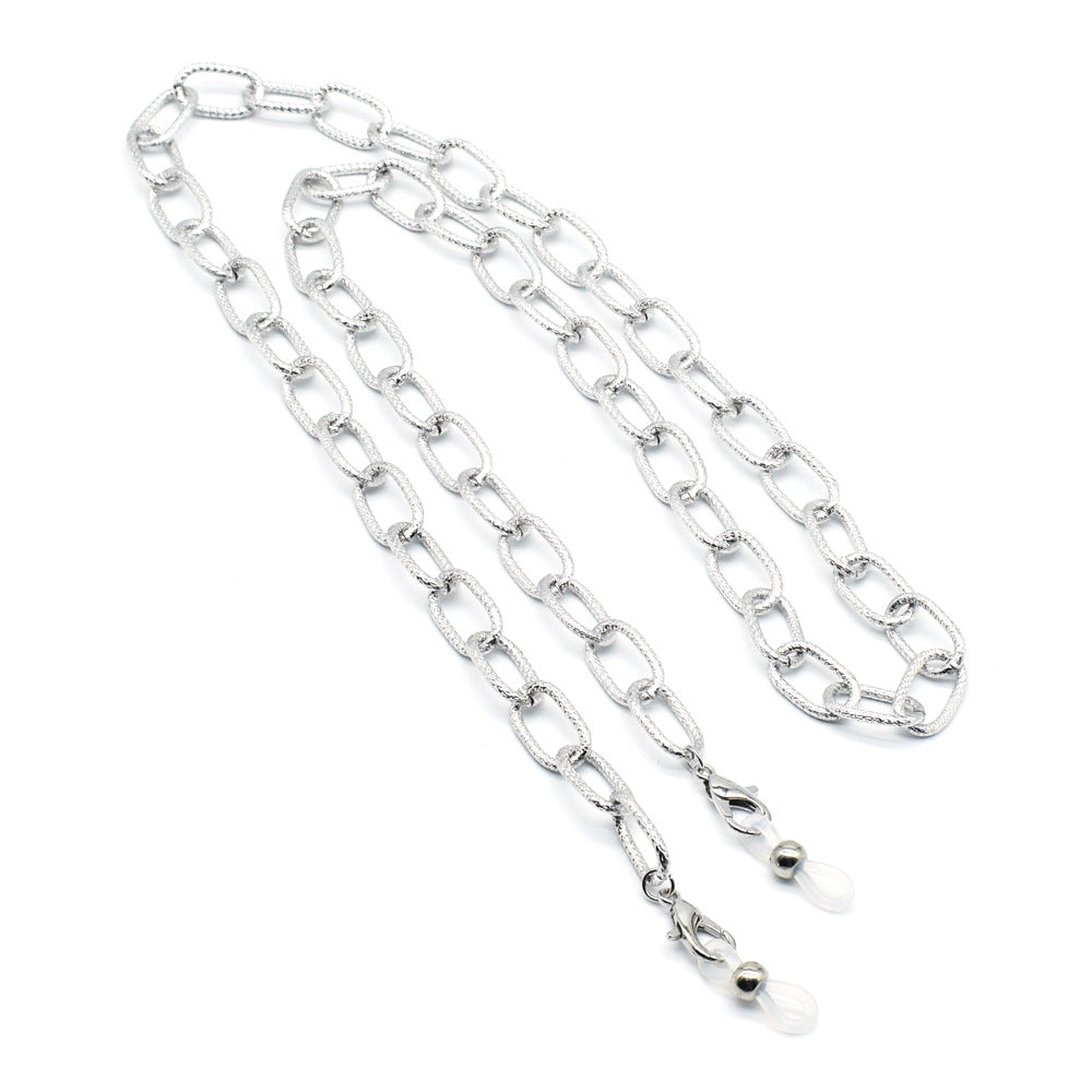 Stylische Metallkette Brillenhalter Karnz