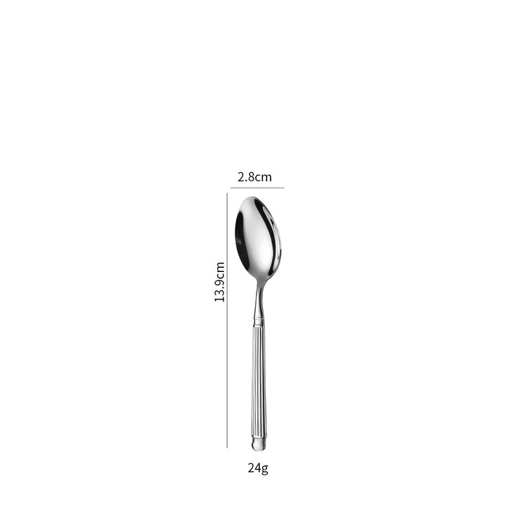 Eleganter Dessertlöffel mit Exklusivem Oberflächendesign Karnz