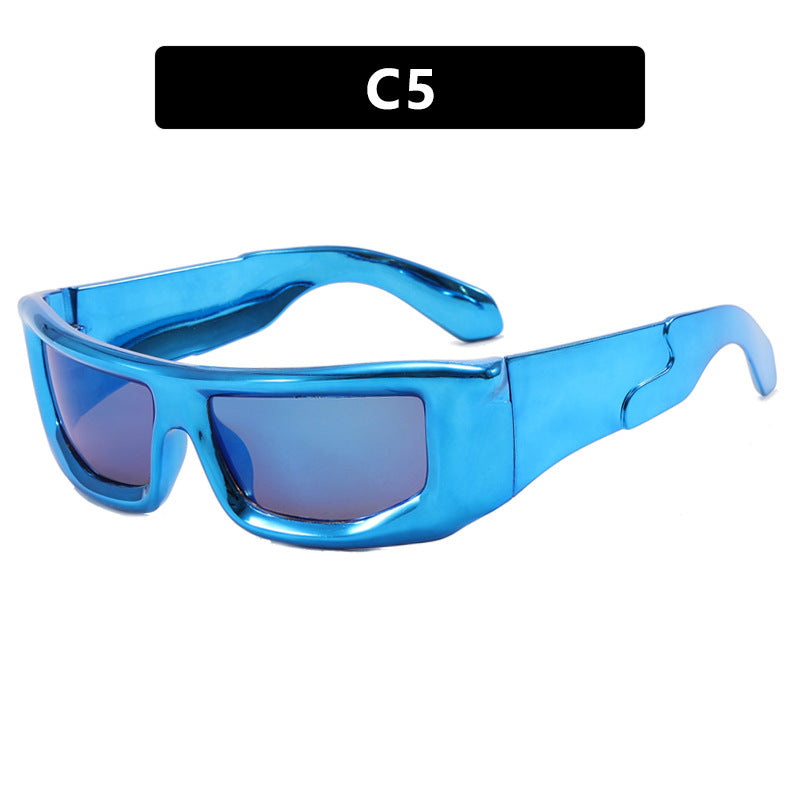 Damen sportliche Sonnenbrille mit modernem, robustem Design und UV-Schutz Karnz