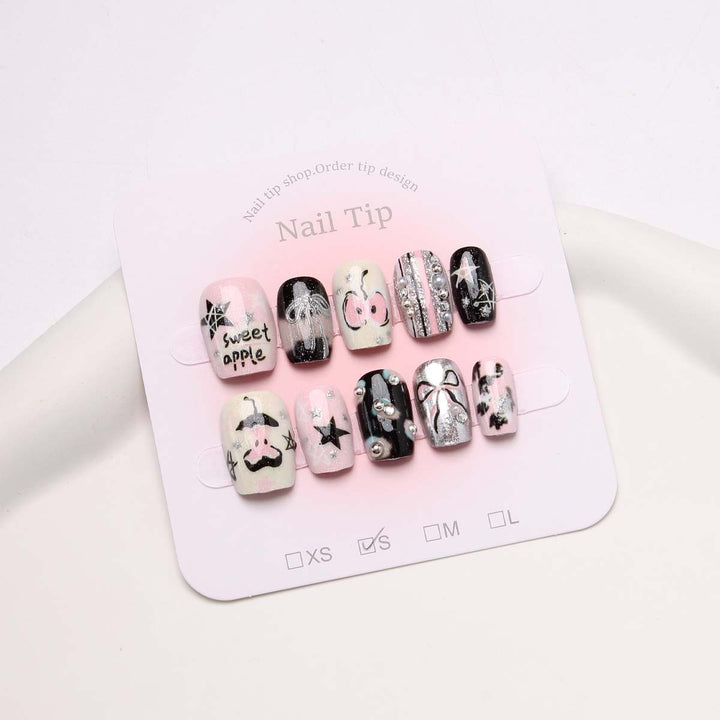 Artistic Press-On Nail Tips Set Karnz