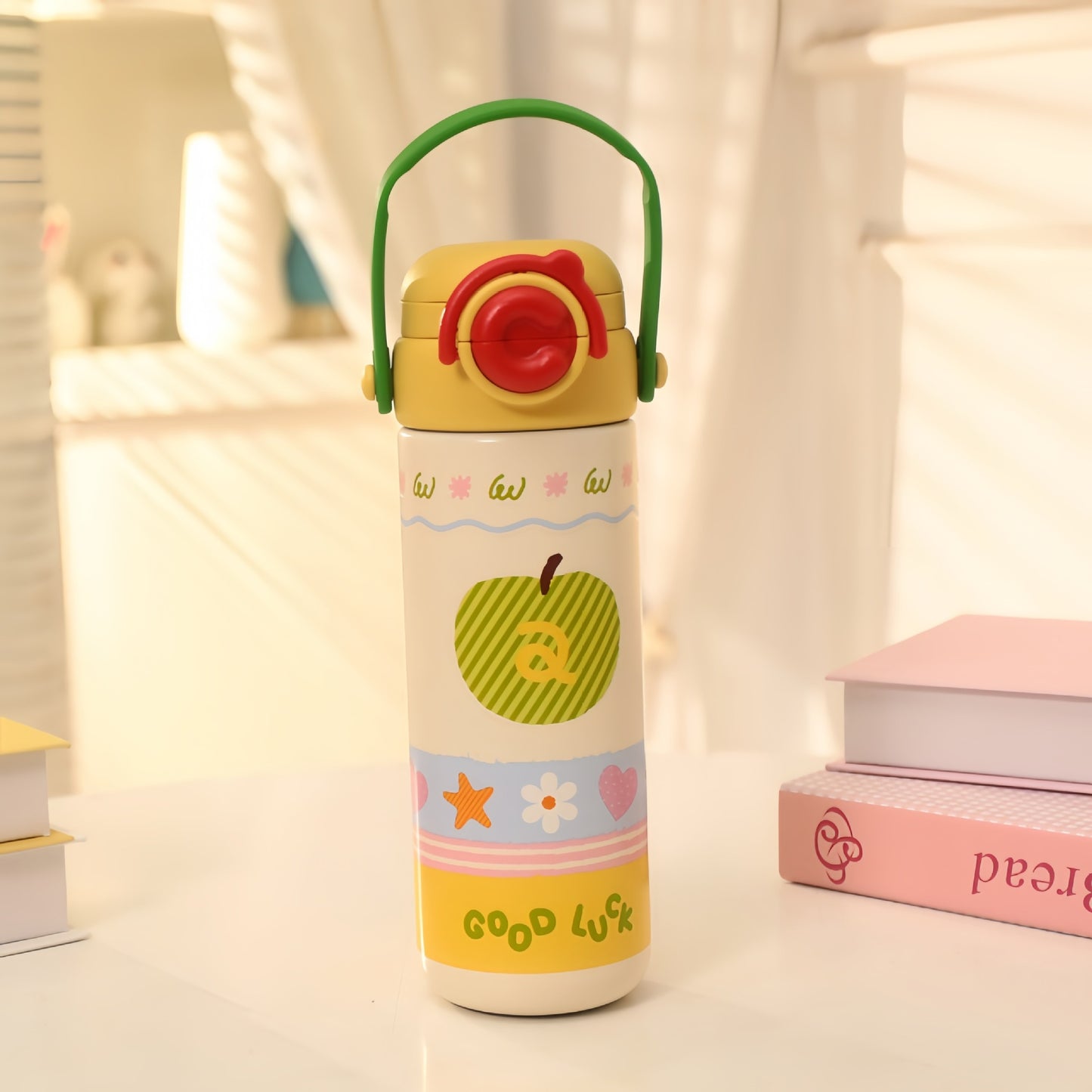 Damen Isolierte Trinkflasche im fröhlichen Erdbeerdesign Karnz