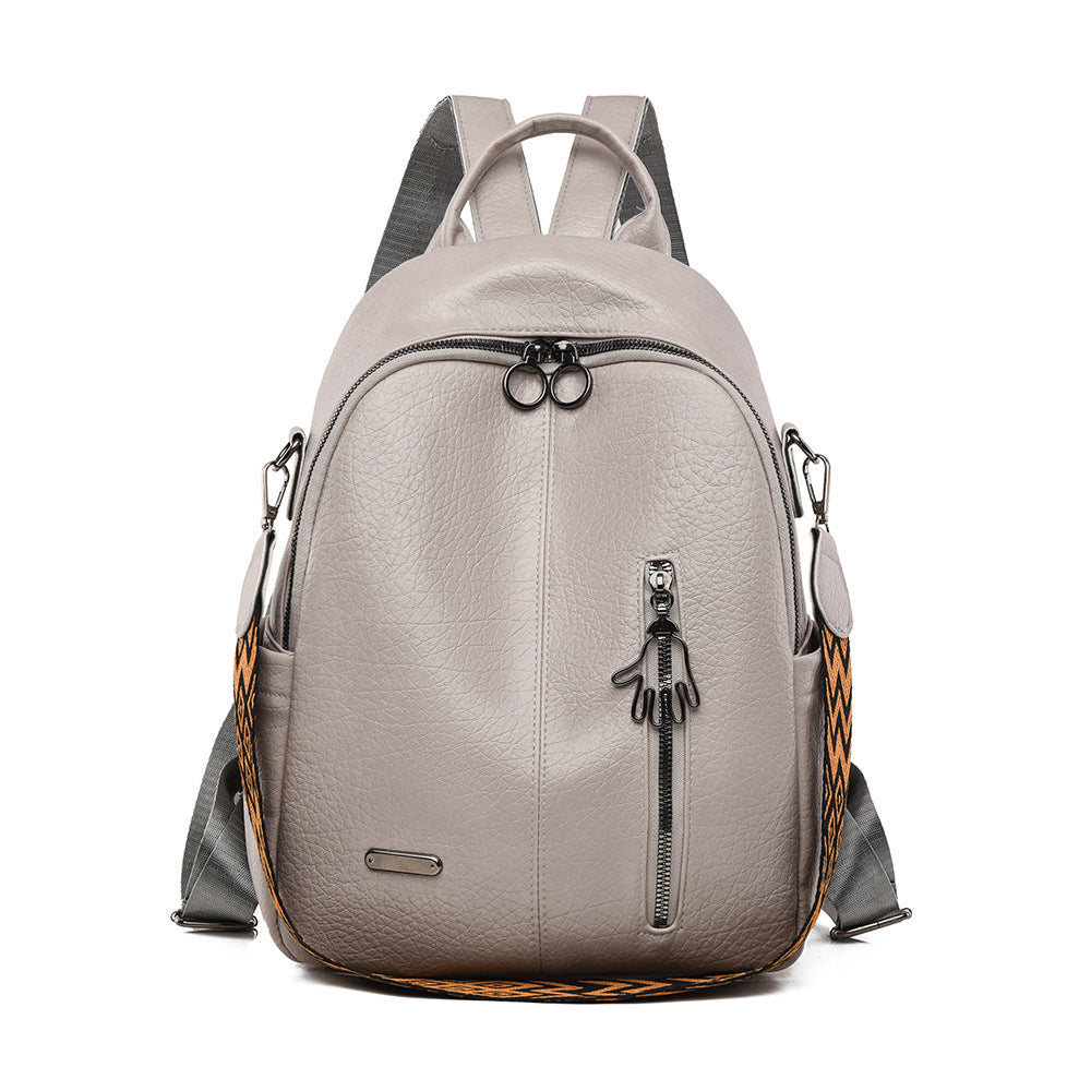 Lässiger Leder-Rucksack Karnz
