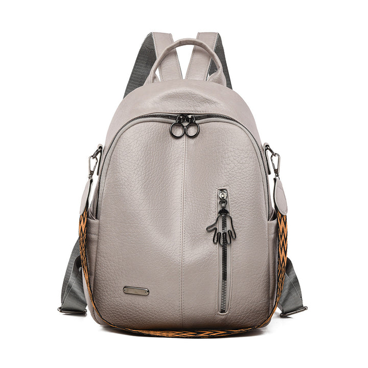 Lässiger Leder-Rucksack Karnz