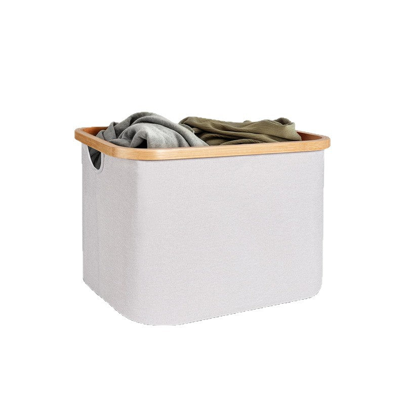Trendy Aufbewahrungskorb mit Bambusrahmen Karnz