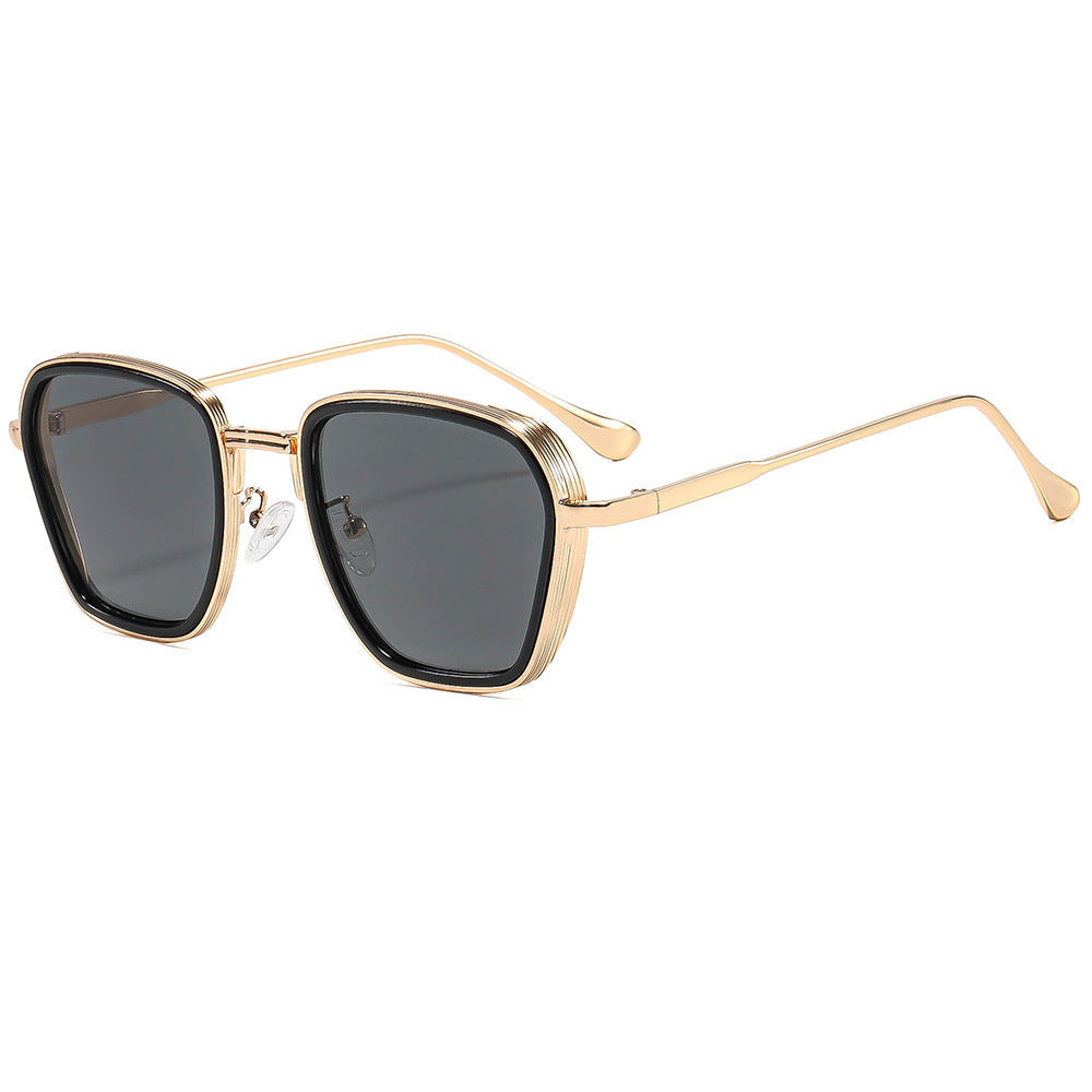 Damen Designer-Sonnenbrille im modernen quadratischen Rahmen Karnz
