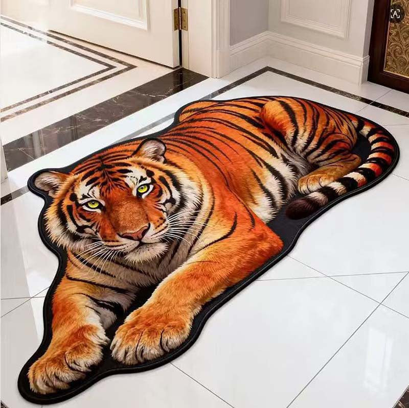 3D Panther-Themen Bereich Teppich