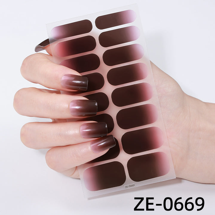Gradient Gel Nagel Wraps