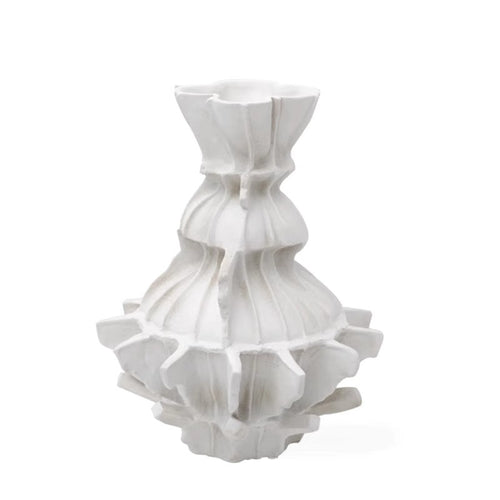Dekorative skulpturale Blumenvase