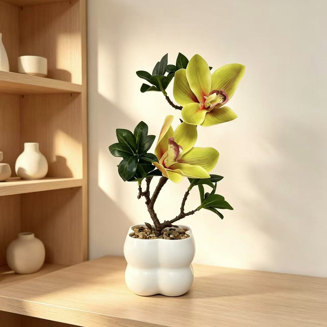 Lebensechte Künstliche Orchideenpflanze Dekoration