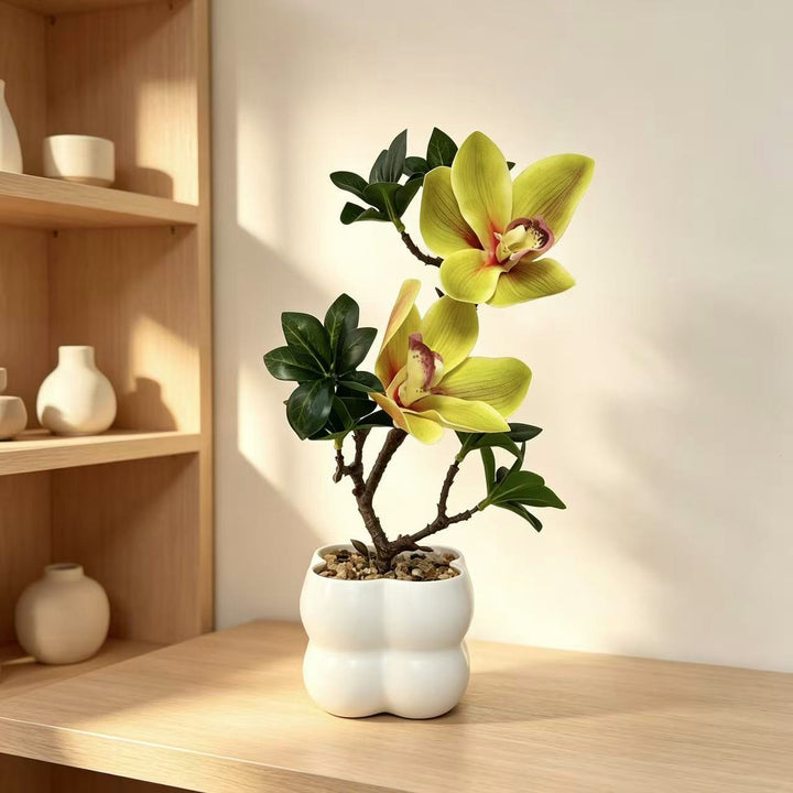 Lebensechte Künstliche Orchideenpflanze Dekoration