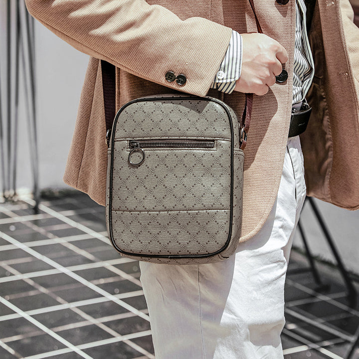 Stylische Mehrfachfächer-Schultertasche