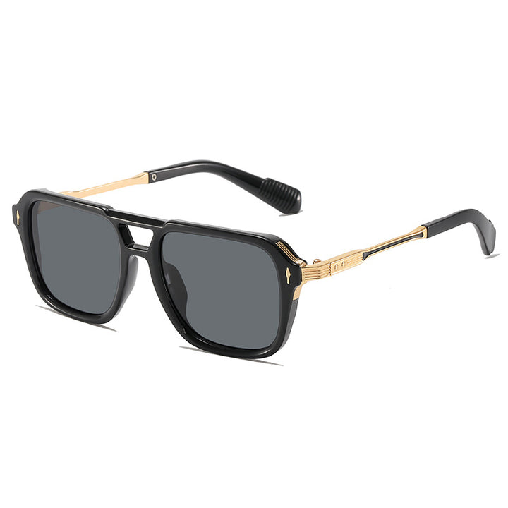 Bold Geometrischer Rahmen Sonnenbrille Karnz