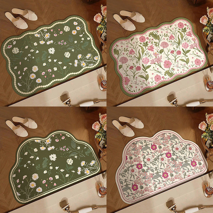 Florales Design Anti-Ermüdungs-Badewannenmatte
