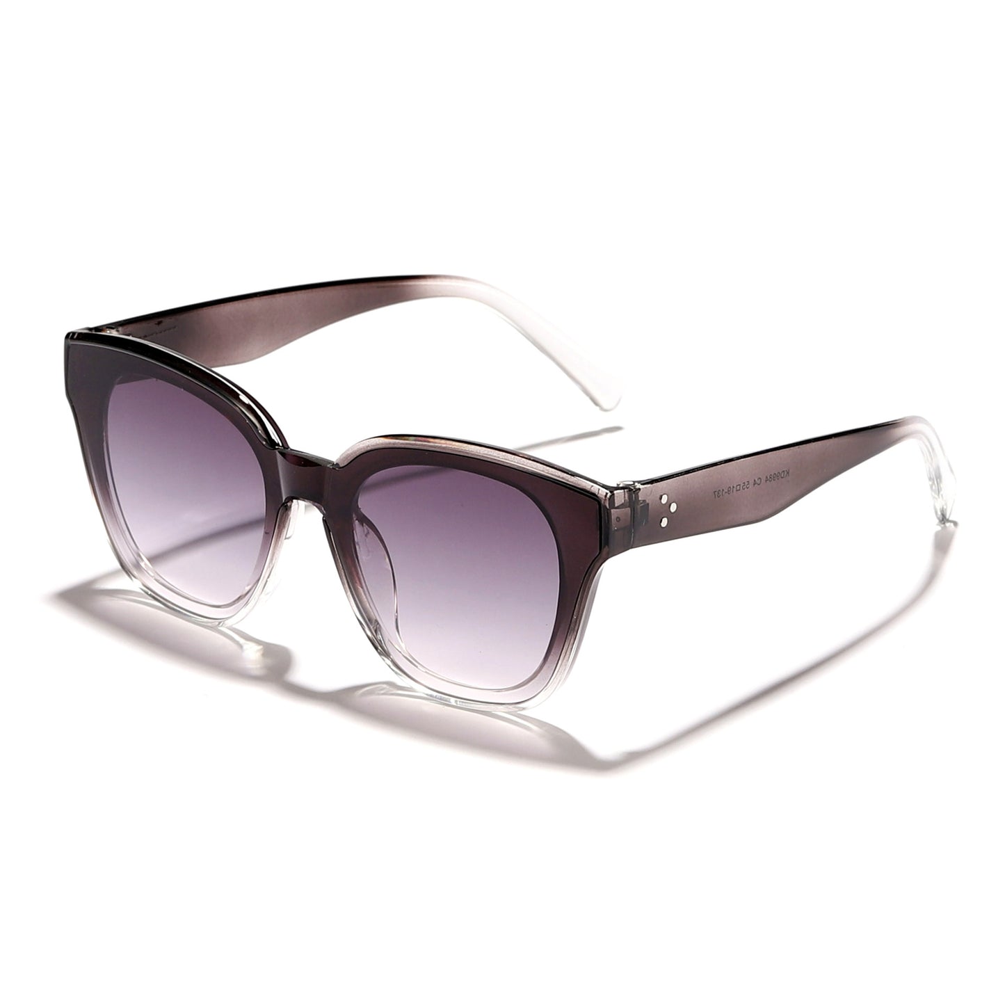 Damen modische Sonnenbrille mit breitem Rahmen und sanften Gläsern Karnz