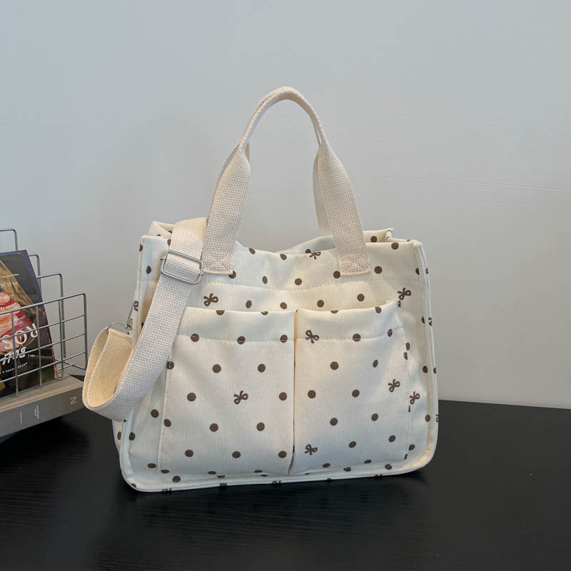 Polka Dot Utility Handtas