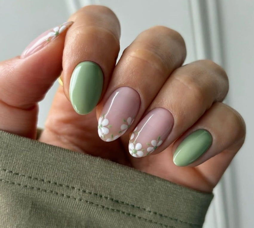 Blumige Acryl-Nail Art Verstärkungen Karnz 1789915130