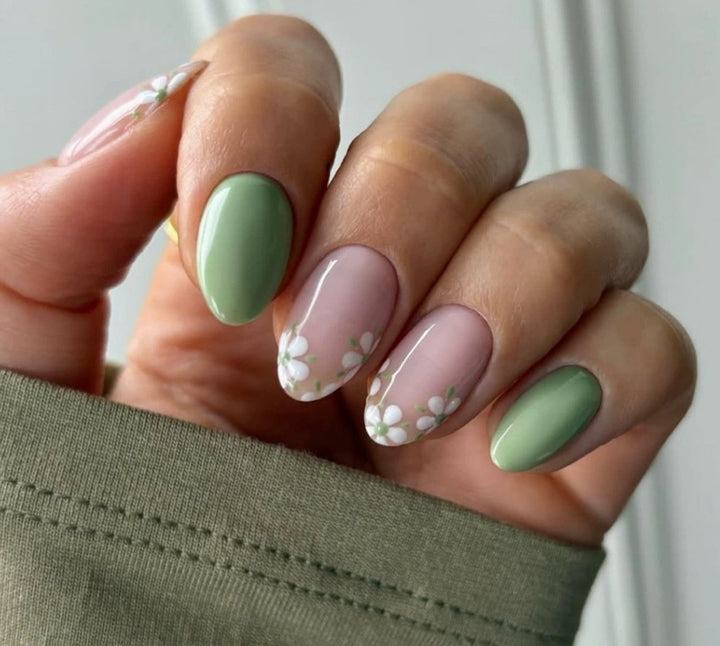 Blumige Acryl-Nail Art Verstärkungen Karnz 1789915130