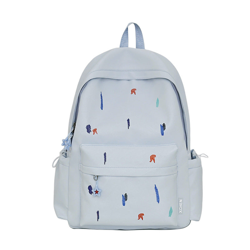 Leichter Rucksack mit süßem gesticktem Design Karnz