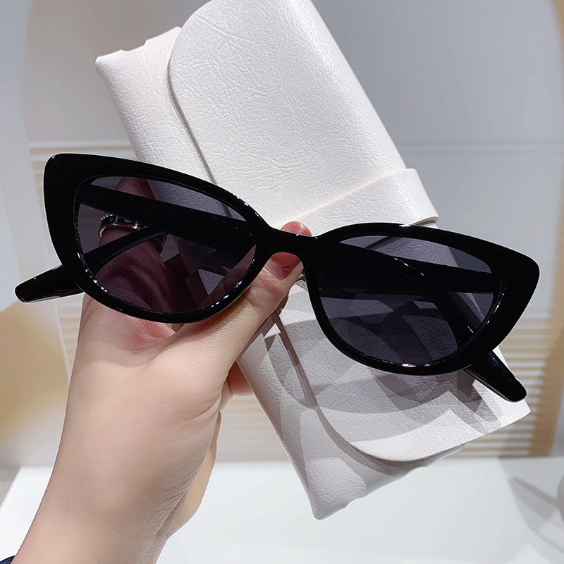 Damen Cat-Eye Sonnenbrille mit elegantem, rahmenlosem Design Karnz