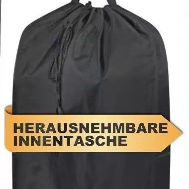 Stylischer Wäschebehälter mit Bambusdeckel Karnz