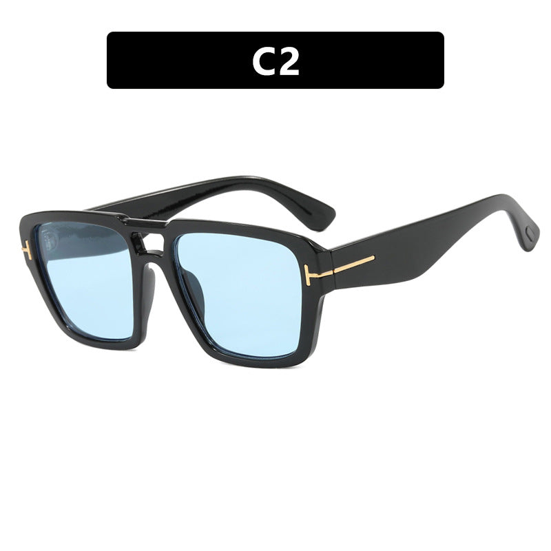 Damen modische quadratische Sonnenbrille Karnz