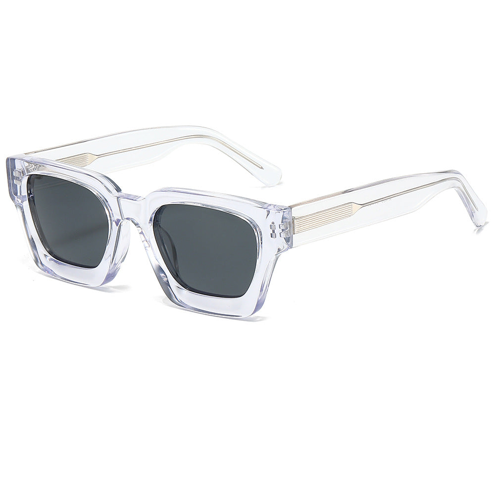 Damen designer Sonnenbrille mit modernem, quadratischem Rahmen und UV-Schutz Karnz