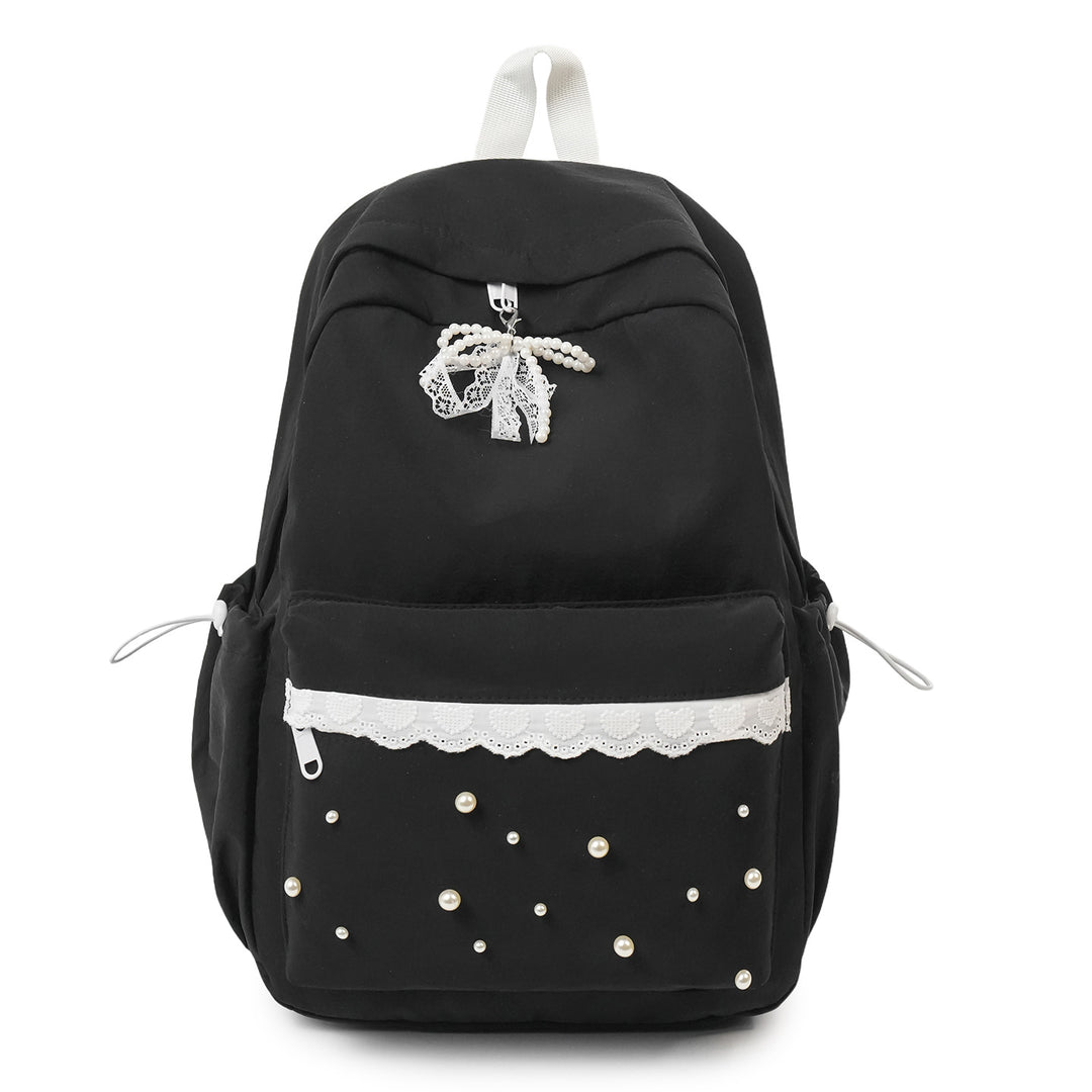 Dekorative Perlen-Besetzte Rucksack Karnz