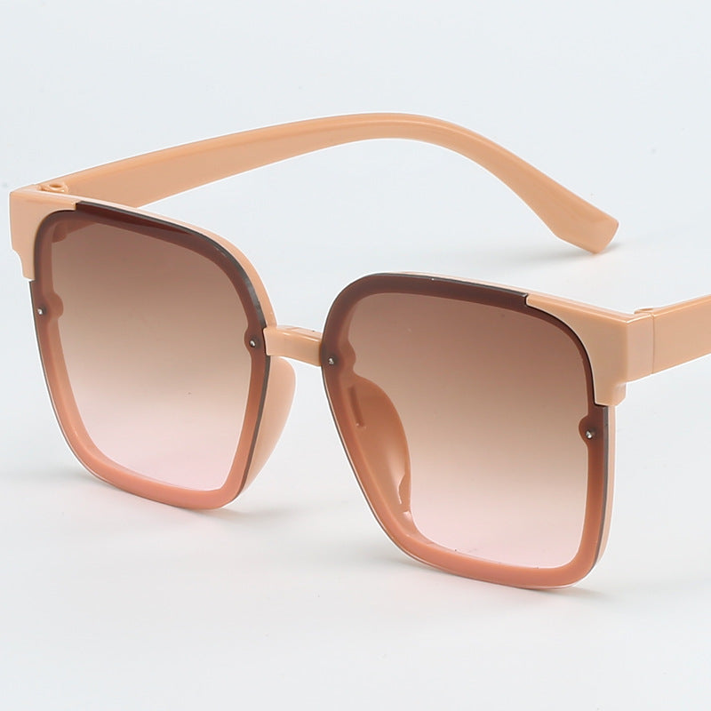 Damen moderne quadratische Sonnenbrille mit UV-Schutz und robustem Rahmen Karnz