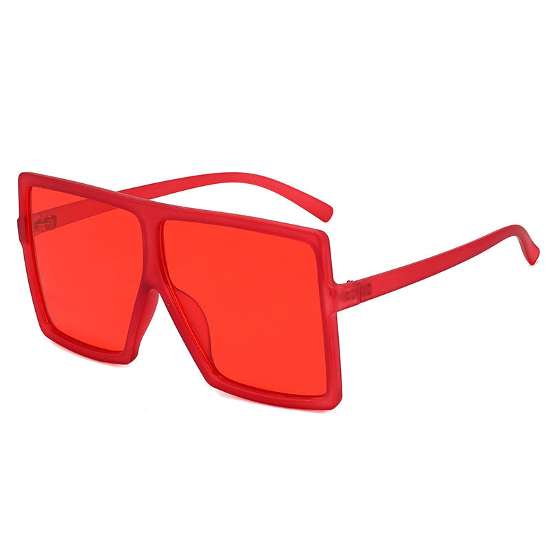 Damen Oversized Sonnenbrille im modischen geometrischen Design Karnz