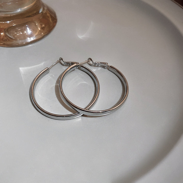 Elegante und Minimalistische Creolen Aus Hochwertigem Edelstahl Karnz