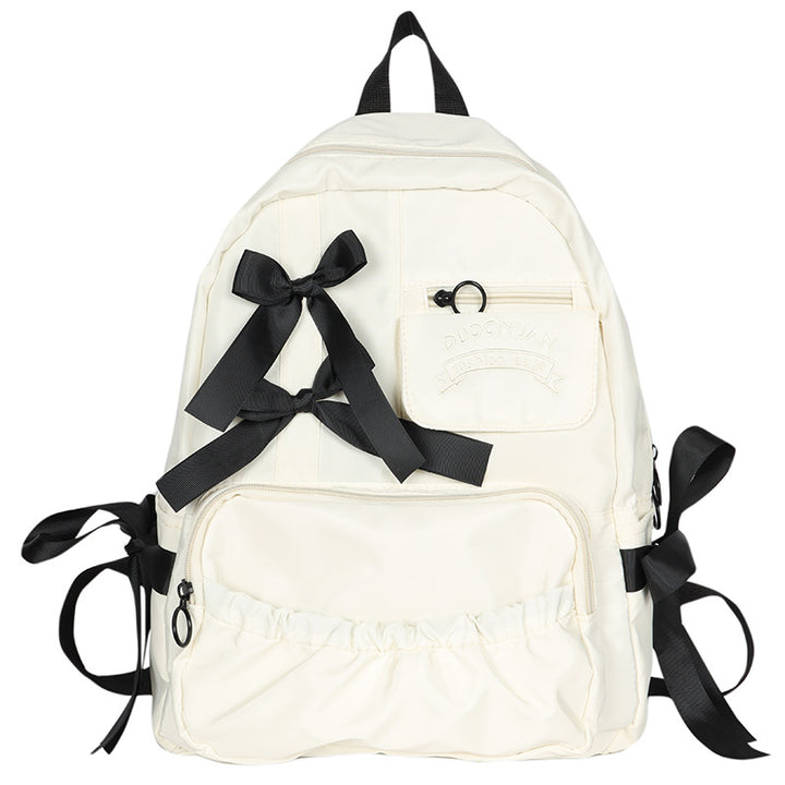Stylischer Rucksack mit Schleifenverzierung Karnz
